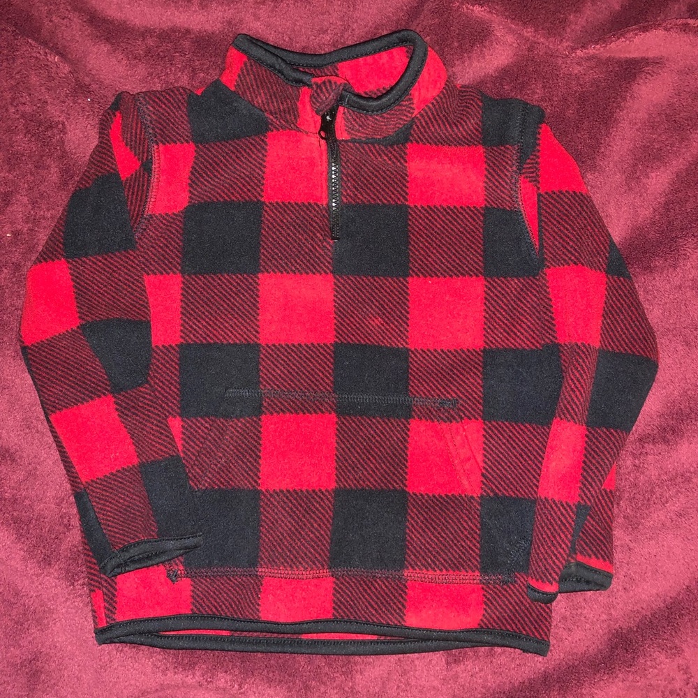 Plaid pullover